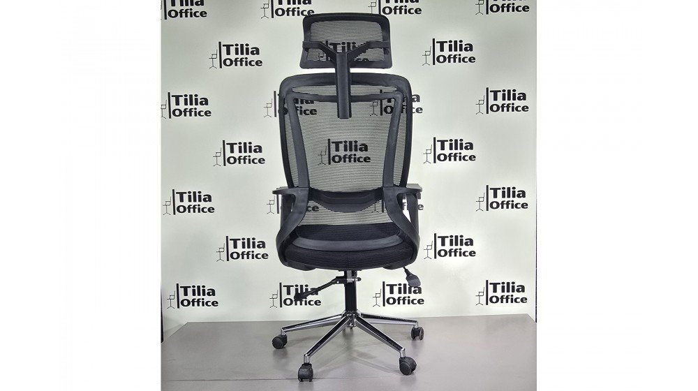 Flu Makam Koltuğu ergonomik krom ayaklı ofis koltuğu